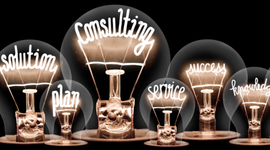 consulting benefits written in bulbs_shutterstock_1235079259 900x500